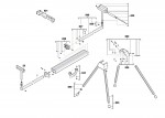 Bosch 3 601 M12 480 GTA 2500 Table Stand Spare Parts
